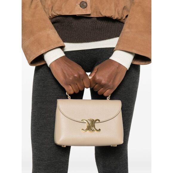 Celine Women Nino Teen Leather Handbag - Picture 2 of 5